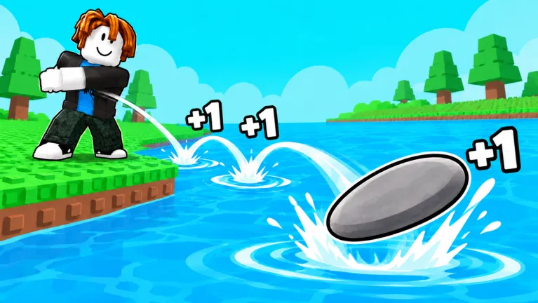 +1 Stone Skipping promotional artwork